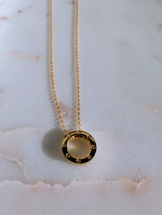 Gold Ring necklace