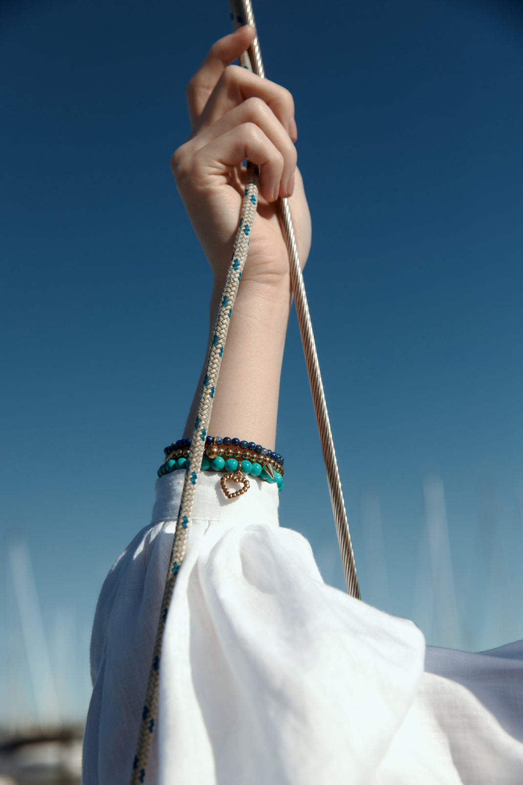 Riviera / Bracelet Stack / Blue