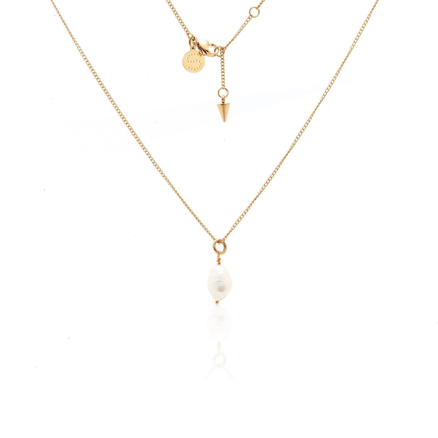Bianca / Necklace / Pearl + Gold
