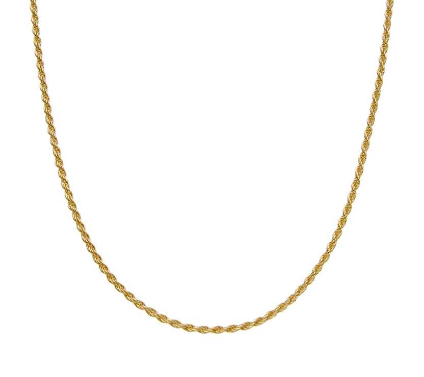 Sterling Silver Necklace - Rope Chain