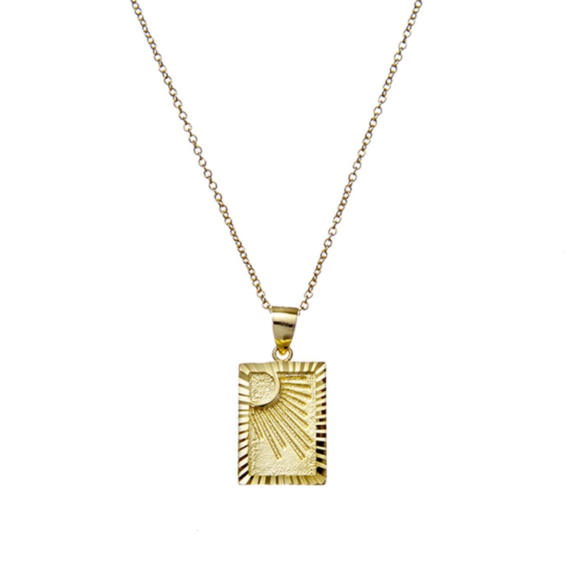 A Little Ray of Sunlight - Gold Plated Necklace