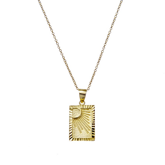 A Little Ray of Sunlight - Gold Plated Necklace
