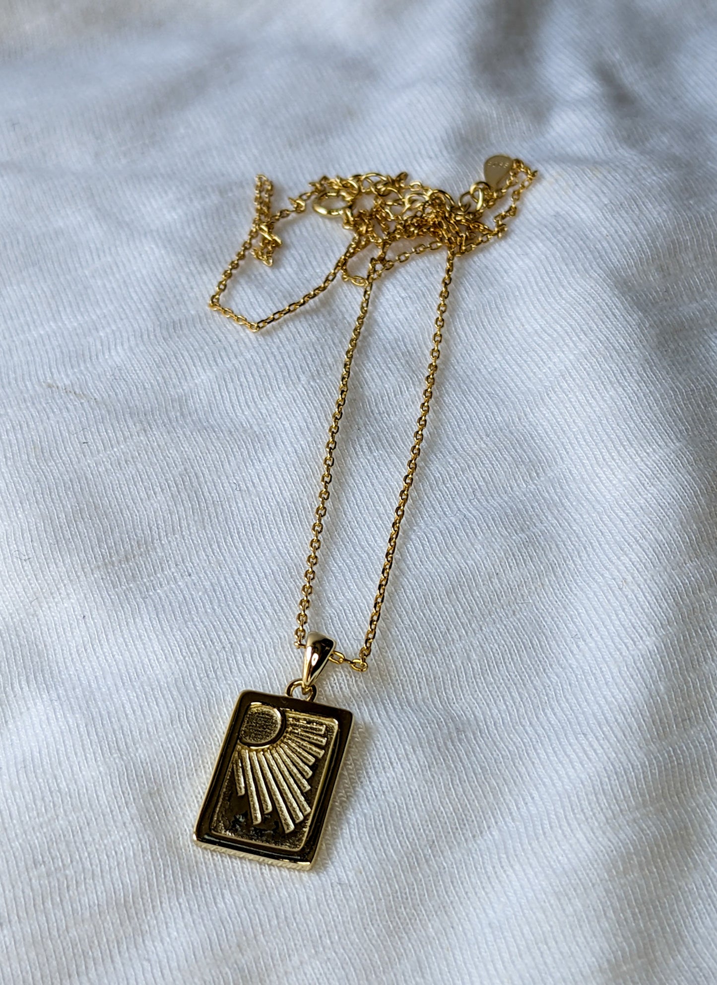 A Little Ray of Sunlight - Gold Plated Necklace