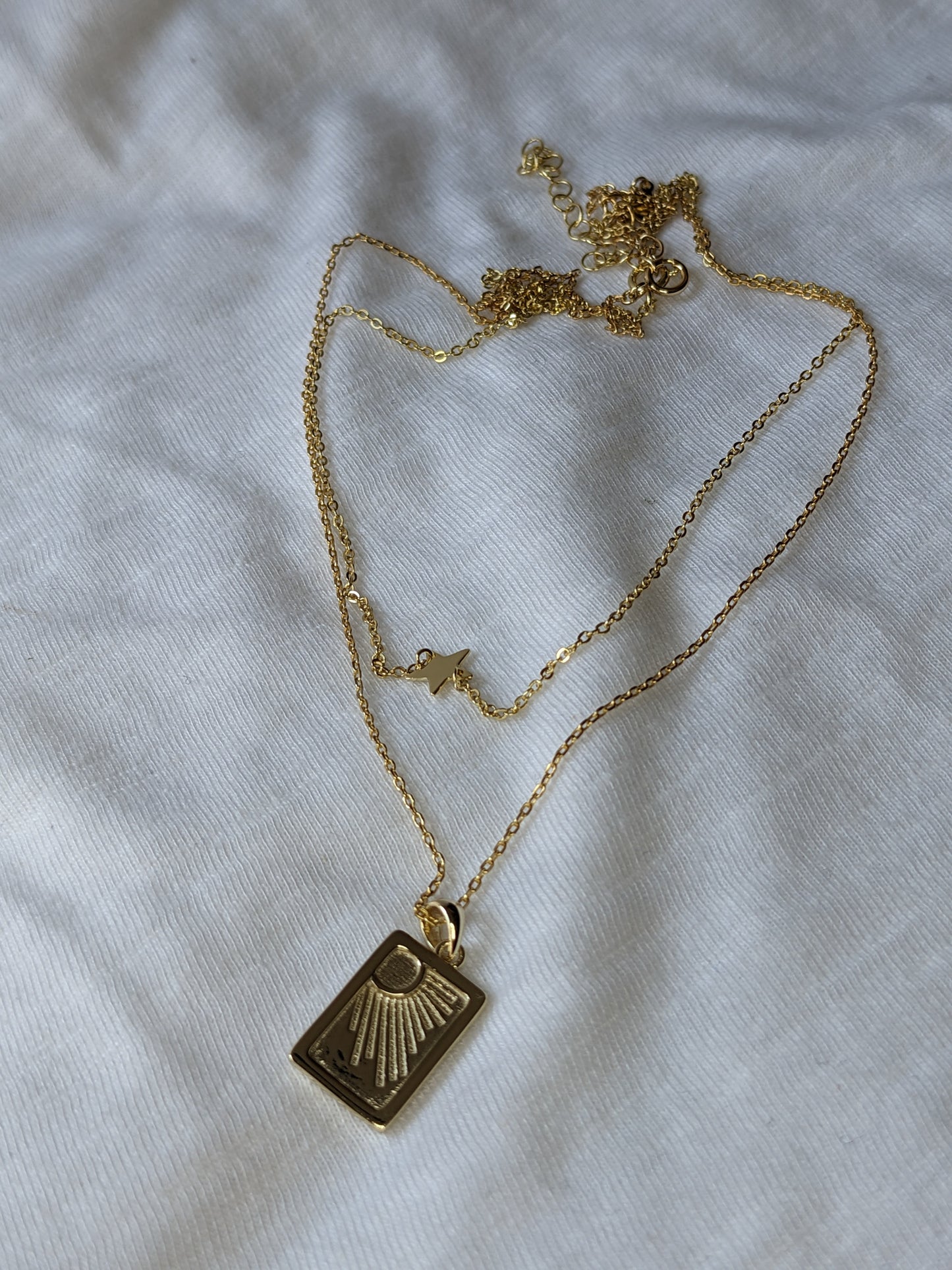 A Little Ray of Sunlight - Gold Plated Necklace